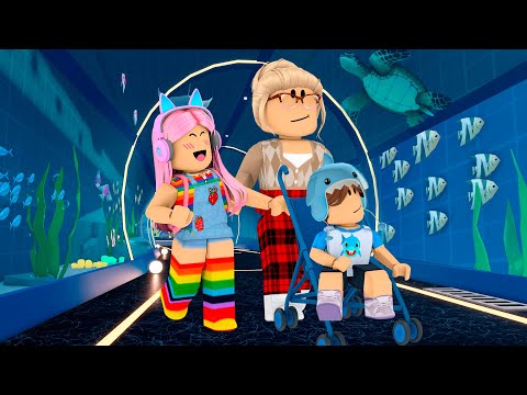 ROTINA DE PASSEIO NO AQUÁRIO DA CIDADE! Family Roleplay METROLIFE - ROBLOX