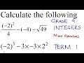 Integer Operations and Properties