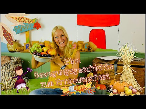 🧑🏼🌾 Hurra, wieder Erntezeit - Eine Bewegungsgeschichte zum Erntedankfest 🌽
