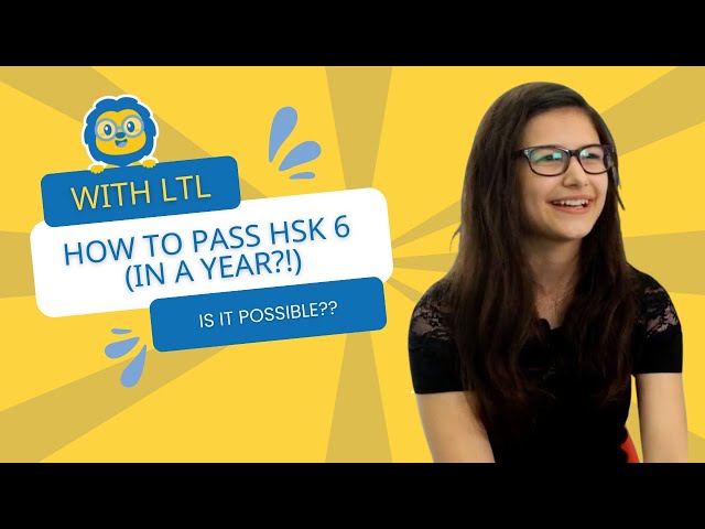 HOW TO - Pass HSK 6 in a Year! The Truth Revealed with Student Anthea