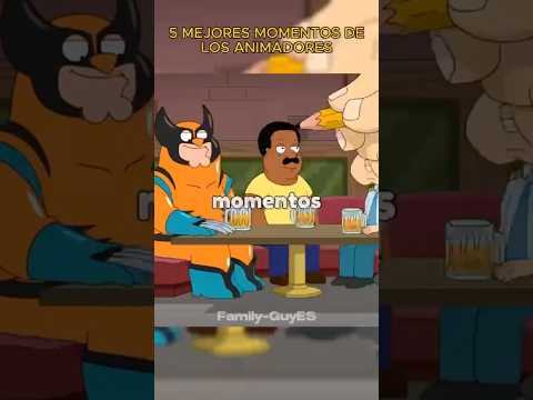 5 mejores momentos de los animadores en FamilyGuy #familyguy #shorts #viral #funny #short #comedy