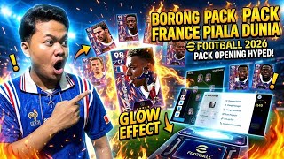 BORONG PACK FRANCE PIALA DUNIA FULL DAGING!! 1500 COIN DAPET PEMAIN & PELATIH META! EFOOTBALL 2026