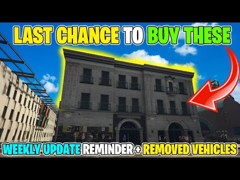 GTA 5 Online Weekly Update Reminder! LAST CHANCE To Get All These Items!