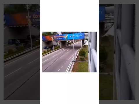 Insane drift crash