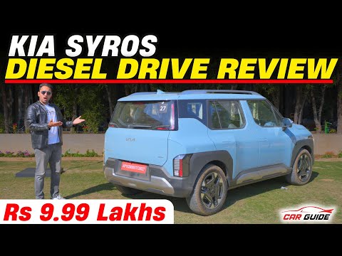 25kmpl Mileage King ft. Kia Syros DIESEL Drive Review 🤯 XUV3XO & Nexon Rival 🔥 Real Mileage + Price