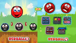 Red Ball 4 Vs Blue Basket Ball Vs Ghost Mode Half Epic Boss Battle Gameplay