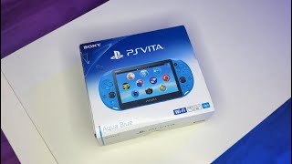 Sony PlayStation Vita Slim Aqua Blue Unboxing
