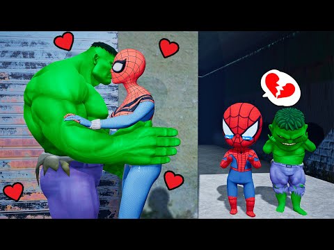 Spider Man x Hulk Real And Fake In Granny House | Funny Horror Animation