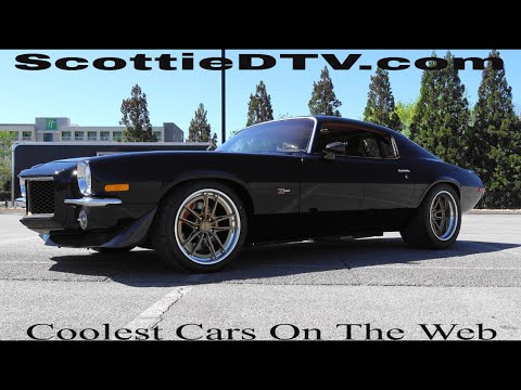 UNBELIEVABLE 1972 Camaro Built by Garret's Rod Shop! ScottieDTV Dirty Dozen Pick!