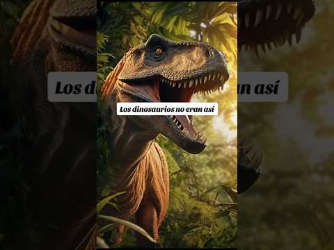 Así es cómo realmente eran las cosas antes #shorts #dinosaurios #apariencia