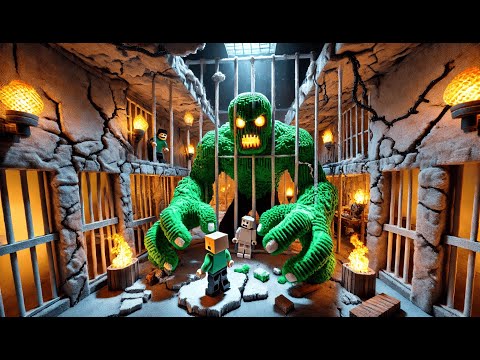 LEGO Zombie Prison Minecraft: Epic Battle for Survival!