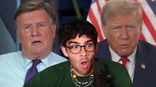 Trump LOSES IT In DISASTEROUS CNBC Interview | Hasanabi reacts