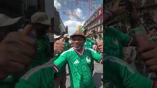 Africans supporting mexico against south Africa