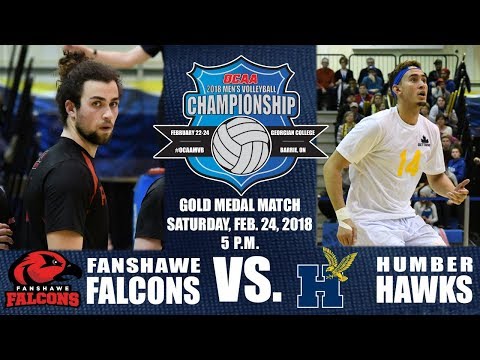 Gold Medal Match - 2018 OCAA Men's Volleyball Championship - Humber vs. Fanshawe