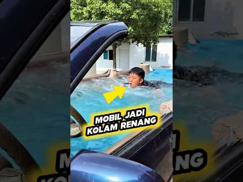 Mobil  Ini Disulap Jadi Kolam Renang Mini Mobile! 😱🚗#halunik #crowntube