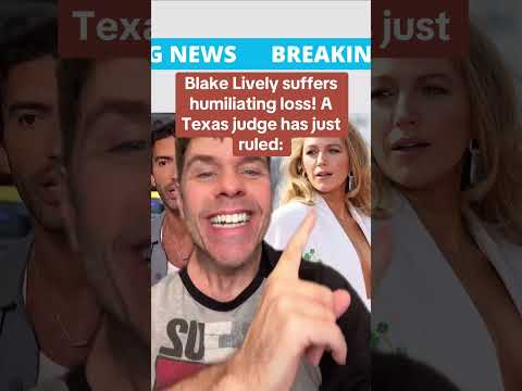 Blake Lively Suffers Humiliating Loss! A Texas Judge Has Just Ruled: