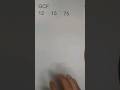 Finding the Greatest Common Factor