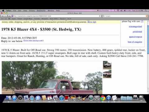 Craigslist San Antonio Tx