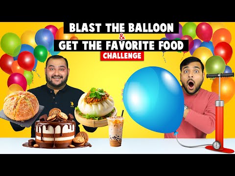 Blast The Balloon And Get The Favorite Food Challenge | Viwa Food World