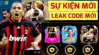 🔜 SỰ KIỆN MỚI FC MOBILE | THÔNG TIN CODE SẮP TỚI | "BỐ GAME" LIỆU CÓ GÓP MẶT | GULLIT, RONALDO