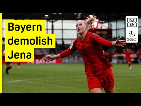 HIGHLIGHTS | FC Bayern München vs  FC Carl Zeiss Jena (Frauen Bundesliga 2024-25 Matchday 10)