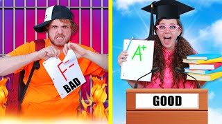 FIRST DAY OF SCHOOL GOOD VS BAD STUDENT!