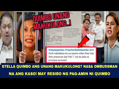 SI QUIMBO UNANG MAKUKULONG! NASA OMBUDSMAN NA ANG MGA KASO NI ROMUALDEZ AT IBA PA!