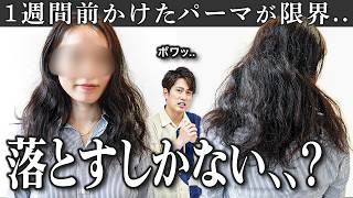 【残念パーマ】クセ毛で毛量が多くボワボワに広がる..想像と違いすぎる..落とすしかない？？