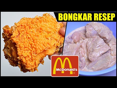 BONGKAR  FRIED CHICKEN KERITING PENDEK ALA MC DONALD’S & KFC | RESEP AYAM GORENG AMERICAN STYLE