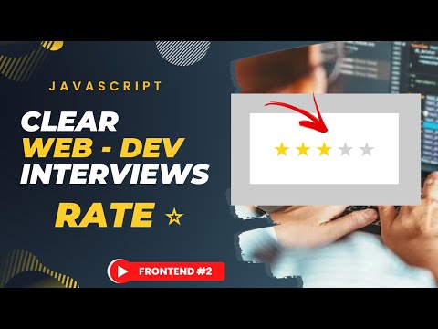 How to Implement Rate us concept | Clear frontend developer Interviews | WEB DEV - 2  | Tamil hacks