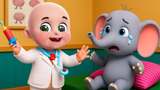 Yes Yes Doctor Song | Elephant Sick Song | Baby Cartoon Nursery Rhymes And Kids Songs