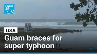 YouTube video thumbnail: Guam on Alert as Super Typhoon Bavi Closes in