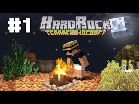 Can I Survive in Realistic Minecraft? HARDROCK TerraFirmaCraft #1