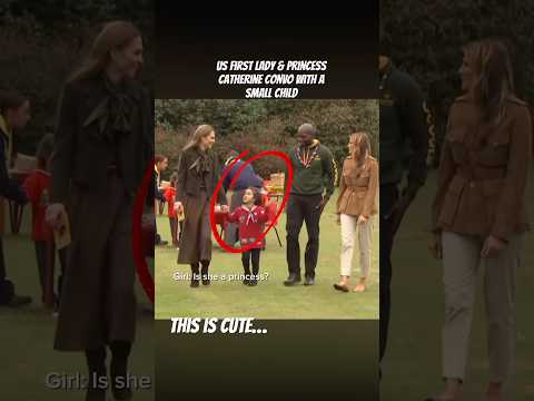 Both are so into children, no doubt #princesscatherine #melaniatrump #trump #royalfamily