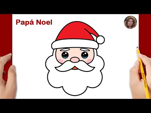 Cómo dibujar a Papá Noel fácil | Dibujos de Navidad para dibujar