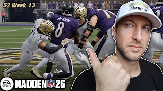 How Do You Beat THIS Team?! | Saints vs. Ravens | Madden 26 Saints Franchise Ep. 32