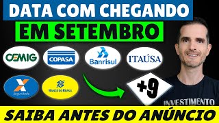 DIVIDENDOS ATÉ SETEMBRO | 15 AÇÕES PARA RECEBER DIVIDENDOS ATÉ SETEMBRO - BBAS3, VALE3, ITSA4, PETR