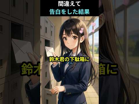 間違えて告白をした結果