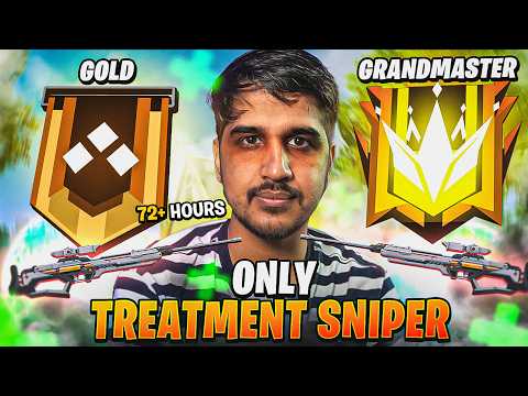 GOLD TO GRANDMASTER TREATMENT SNIPER ONLY CHALLENGE 😱 Desi Gamers