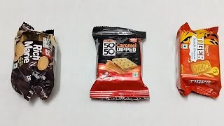 Rich Marie vs 50-50 Caramel Dipped vsvs Tiger Glucose Biscuit 🍪🍪