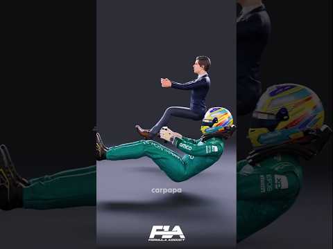 Why F1 driver sit like this ? #shortsfeed #shortsyoutube