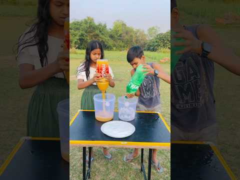 Who’s Lucky Winner..🤪#funny #tricky #challenge #softdrink #foodie #game #soda #colddrink #drinks