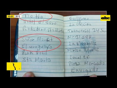 Supuesta agenda de Correa Galeano: aparece el nombre de Sebastián Marset