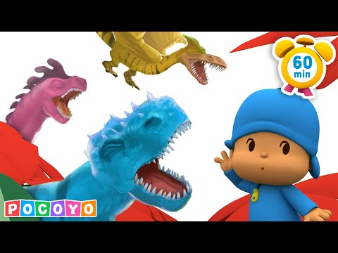 🦖 Pocoyo DISCOVERS a DINOSAUR?! 😳 | Pocoyo English | 1 HOUR Toys and Fun for Kids | Kids Cartoons