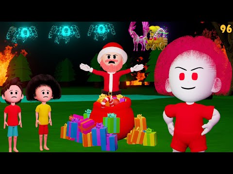 TINU KI SHAITANI (PART 96) | Desi Comedy Video | Merry Christmas | Gulli Bulli | Santa Claus Cartoon