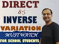 Inverse and Direct Variation Problems