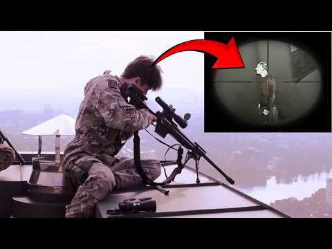 Rooftop CITY SNIPER Blows Russians Head Off (*GRAPHIC FOOTAGE*)