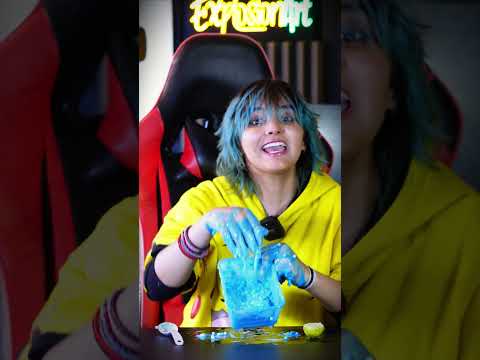 Como arreglar mi Slime dañado  #experimentos #humor #slime