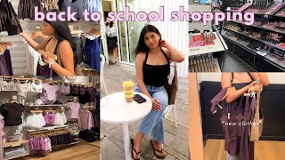 back to school shopping *college* new clothes, perfume, makeup & getting coffee
