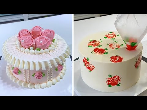 Most Satisfying Cake Decorating Tutorials Videos 😱 Amazing Chocolate Cake Decorating Ideas